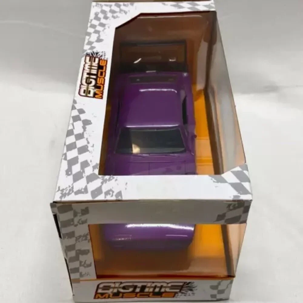 Jada Big Time Muscle 1969 Dodge Charger Daytona‎ 1:24 Purple Die-cast Model Car